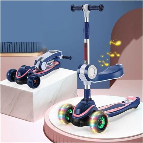 Trottinette Roues Pour Enfants En Scooter Pour Enfants Avec