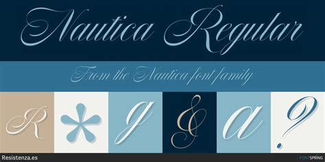 Similar Fonts To Nautica Fontspring