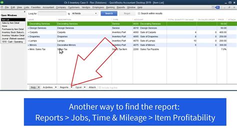 Item Profitability Report Gross Profit In Quickbooks Desktop Updated