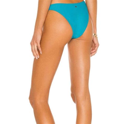 Seafolly Essentials High Cut Bikini Bottom In Blue Us Gem