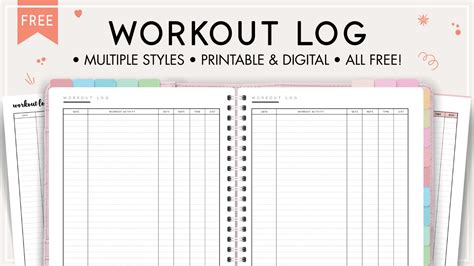 Free Printable Workout Log Sheets