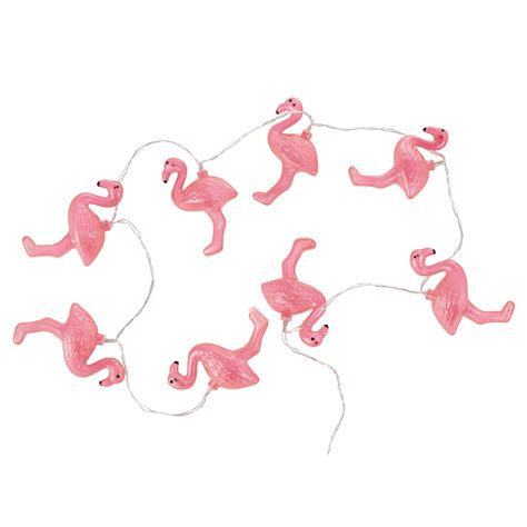 Flamingo Pink Flamingo Fairy Lights L 105 Cm Maisons Du Monde