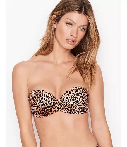 Victorias Secret Top Biquíni Leopard Tam Xgg Original Frete Grátis