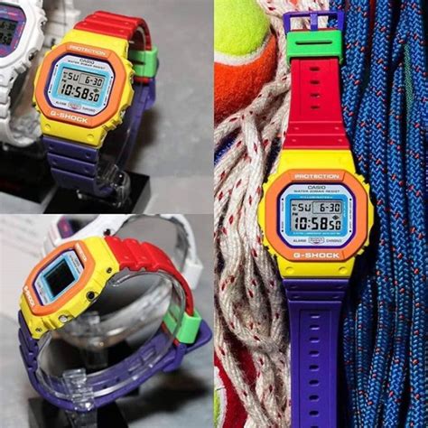 OFFICIAL WARRANTY Casio G Shock DW 5610DN 9 Multi Colored Edition