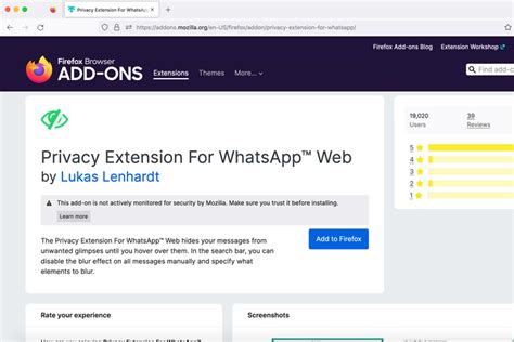 Cara Menggunakan Privacy Extension For WhatsApp Web Di Microsoft Edge