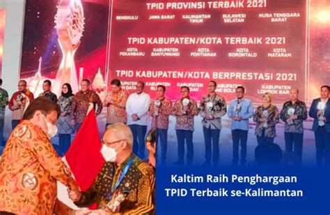 Kaltim Raih Penghargaan Tim Pengendalian Inflasi Daerah Terbaik Se