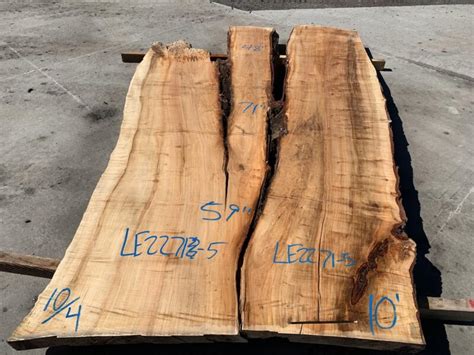 Live Edge Slabs Maple Hardwood Irion Lumber Company