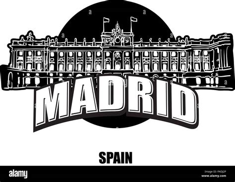 Palacio real palacio real madrid Stock Vector Images - Alamy