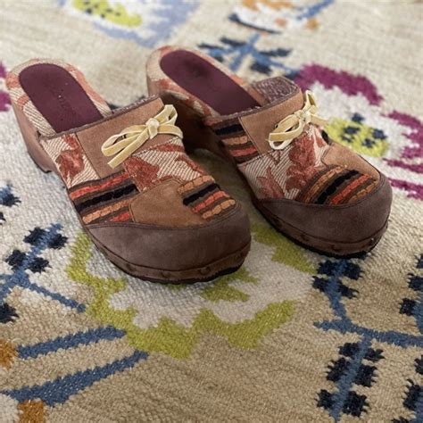 Kenzie Shoes Kenzie Patchwork Clogs Poshmark