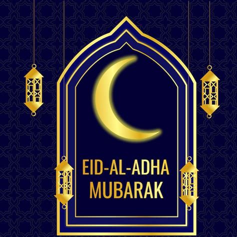 Premium Vektor Des Islamischen Festivals Eid Al Adha Mubarak Premium