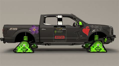 FORD F150 Raptor Monster Energy 3D Model Max Obj 3ds Fbx CGTrader