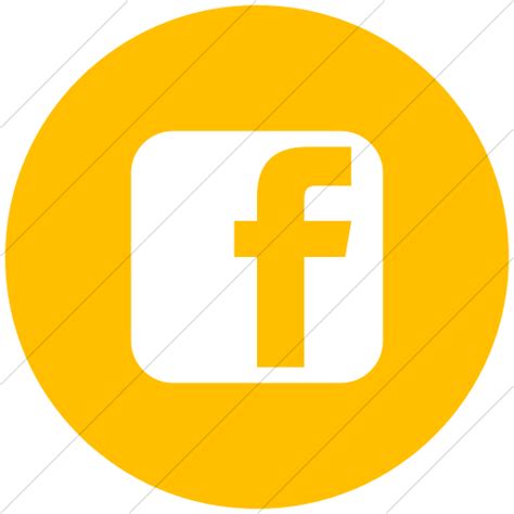 Yellow Facebook Icon Png 92676 Free Icons Library