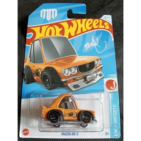 Hot WHEELS MAZDA RX 3 TOONED ORANGE Shopee Malaysia