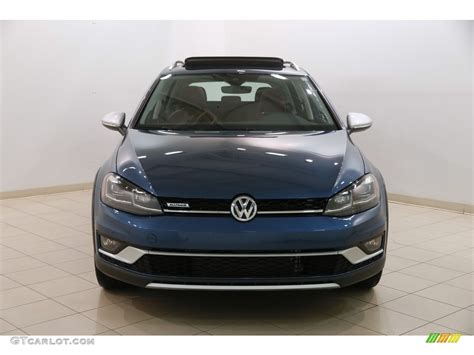 2018 Silk Blue Metallic Volkswagen Golf Alltrack Sel 4motion 129311371 Photo 2