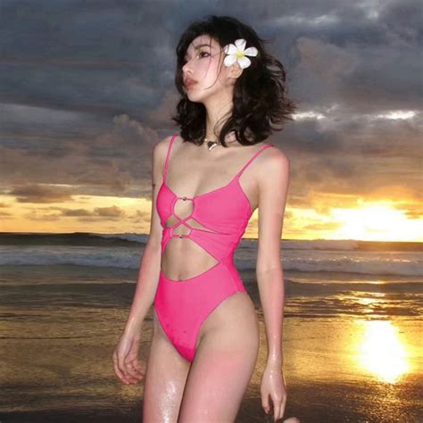 Swimsuit Women S Sexy Retro Bikini One Piece Swimsuit Vacation Travel European And American Sexy