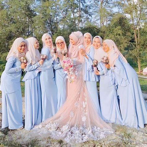 Baju Pengapit Pengantin Warna Baby Blue