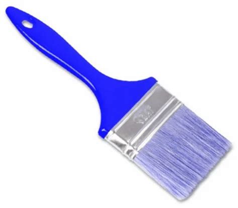 Blue Wooden Flat Paint Brush For Wall Painting Size 90mm At Rs 20