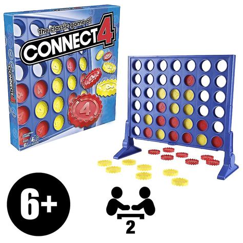 Gaming Connect 4 Classic Grid 4 In A Row Jeu de stratégie Jeux de