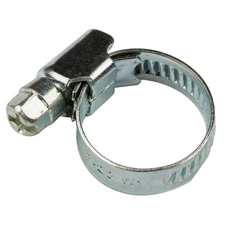 Mm W Zinc Coated Steel Clip Fuel Air Water Worm Hose Clamp Pack