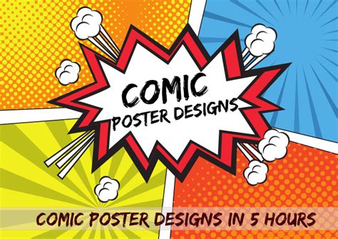 Design Custom Comic Book Style Poster Bring Your Ideas To Life By