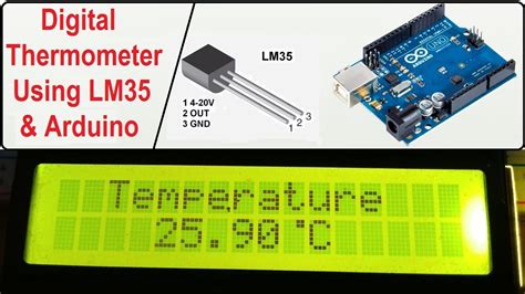 Digital Thermometer Using LM35 Temperature Sensor And Arduino YouTube