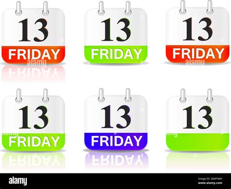 Friday Th Calendar Icon Stock Vector Image Art Alamy