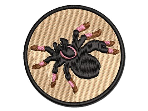 Tarantula Spider Solid Multi Color Embroidered Iron On Or Hook And Loop Patch Applique Michaels