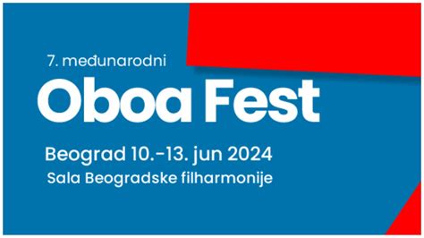 Sedmi Oboa Fest Od Do Juna U Beogradu Kultura Dnevni List Danas