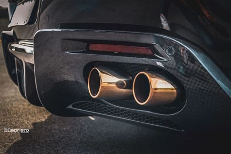 Ferrari Roma Carbon Fiber Rear Diffuser Capristo Exhaust