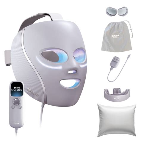shark cryoglow led face mask
