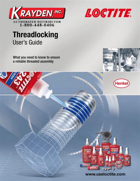 Loctite Thread Locking Guide Chart