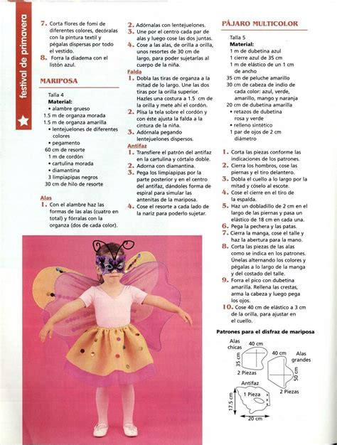 Patrones De Disfraces Para Ni S Con Im Genes Patrones De Disfraces