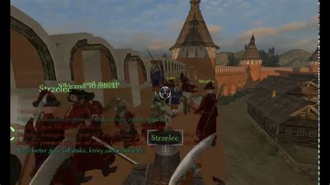 Moskale vs Szwedzi oblężenie Szybka bitwa obrona 1 Mount Blade