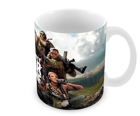 Caneca Pol Mero Call Of Duty Warzone Personalizada Elo