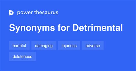 Detrimental synonyms - 1 173 Words and Phrases for Detrimental