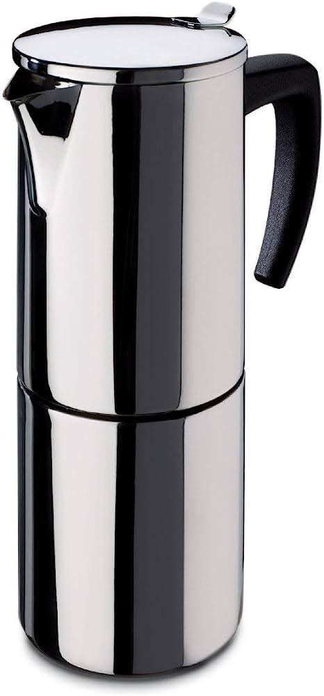 Cafetera Inox Etna Tazas Acero Inoxidable Latazadecafe