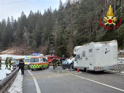 Incidente Mortale A Vodo Di Cadore Tra Un Auto Ed Un Camper Morta Una