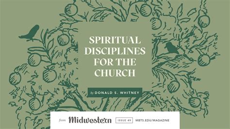 spiritual disciplines   church center  biblical spirituality