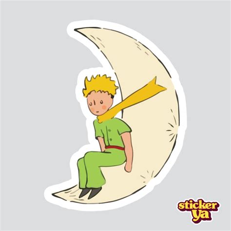 Sticker De Principito Luna Tienda On Line De Stickers Stickerya