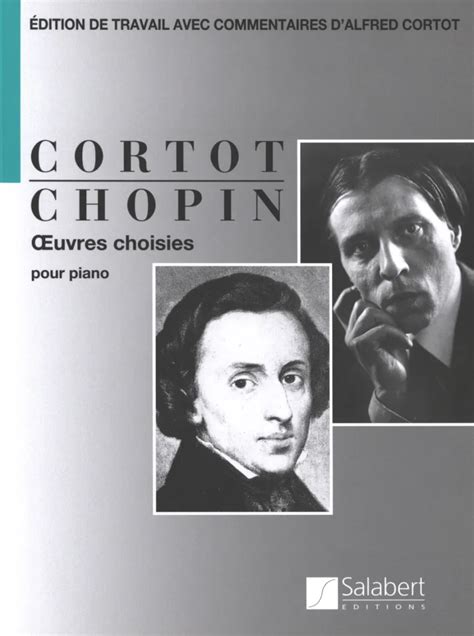 Œuvres Choisies De Frédéric Chopin Acheter Dans La Boutique De