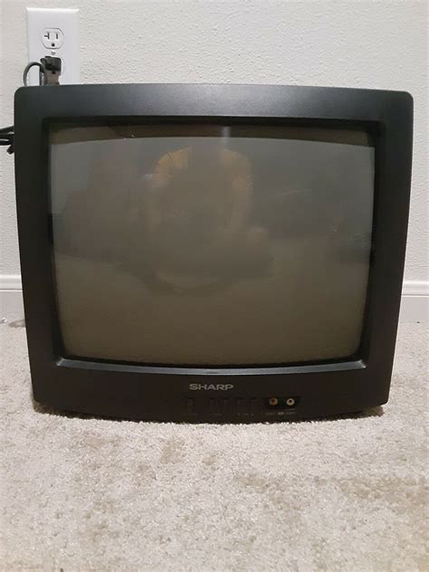 Vintage Sharp Crt Television Tv Retro Gaming J M Ebay