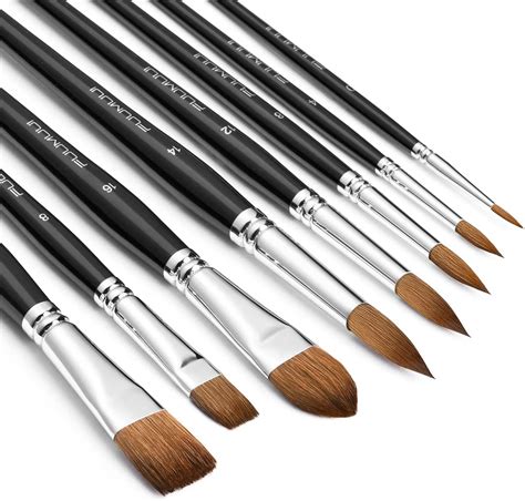 Amazon Sable Watercolor Brushes Professional Fuumuui Pcs