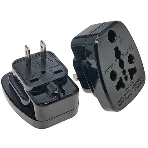 Wonpro Universal 2 Flat Pins Plug US Japan Thailannd Power Converter