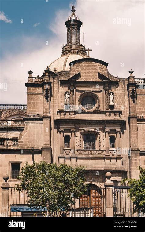 Mexico City Metropolitan Cathedral facade Stock Photo - Alamy