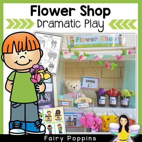 Flower Shop Dramatic Play Printables Printable Word Searches