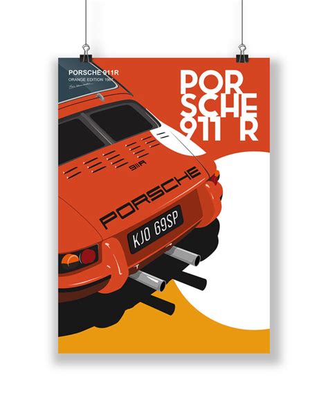 Plakat Porsche Carrera Rsr Motormag Pl