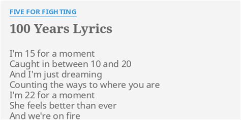 florence  years lyrics  years song tlwk