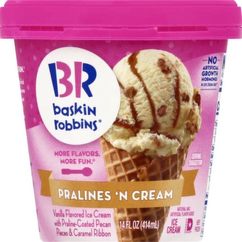 Baskin Robbins Ice Cream Pralines N Cream Smart Final