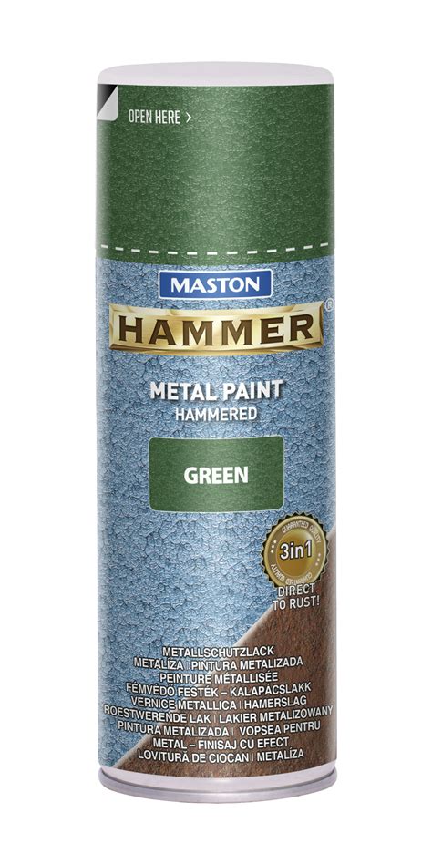 Maston Spray Paint Hammer Hammered Green 400ml – Sprayster