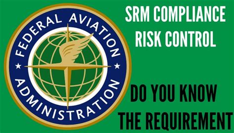 Faa Part 5 Compliance Safety Risk Management Risk Control Component